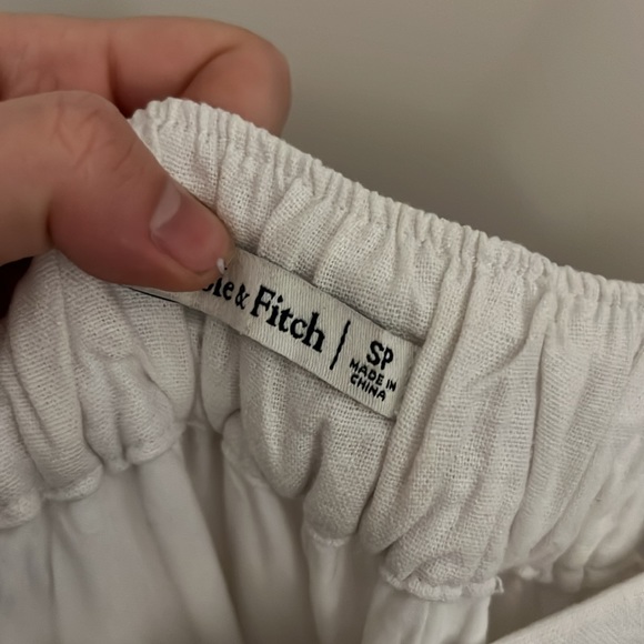 Abercrombie & Fitch Small Petite White Midi Dress - Picture 2 of 3